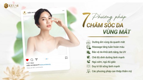  7 cách chăm sóc da mắt đơn giản mà hiệu quả    